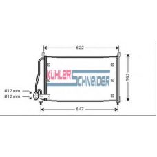 0626201 KUHLER SCHNEIDER Конденсатор, кондиционер