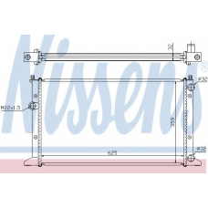 65266 NISSENS Радиатор, охлаждение двигателя