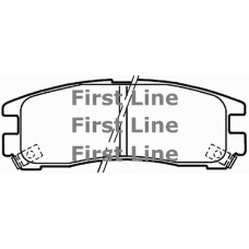 FBP1321 FIRST LINE Комплект тормозных колодок, дисковый тормоз