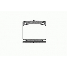 0095 10 KAWE Комплект тормозных колодок, дисковый тормоз