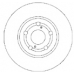 15551 MAPCO Тормозной диск