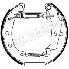 16149 fri.tech. Комплект тормозных колодок