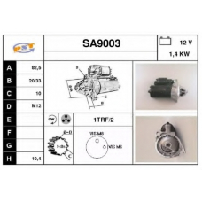 SA9003 SNRA Стартер