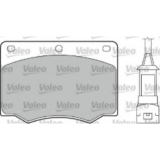 551637 VALEO Комплект тормозных колодок, дисковый тормоз