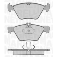 363916060315 MAGNETI MARELLI Комплект тормозных колодок, дисковый тормоз