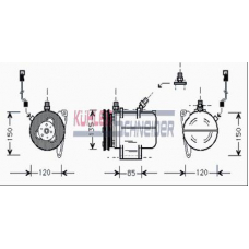 8400031 KUHLER SCHNEIDER Компрессор, кондиционер