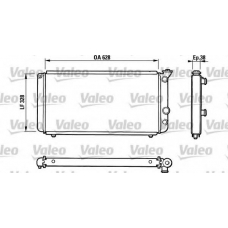 810835 VALEO Радиатор, охлаждение двигателя