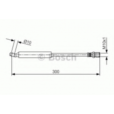 1 987 481 529 BOSCH Тормозной шланг