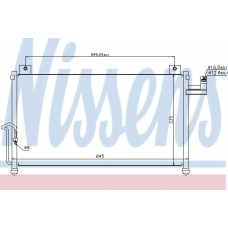 94742 NISSENS Конденсатор, кондиционер