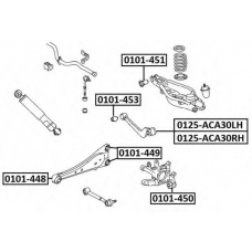 0125-ACA30LH ASVA Рычаг независимой подвески колеса, подвеска колеса