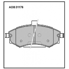 ADB31176 Allied Nippon Тормозные колодки