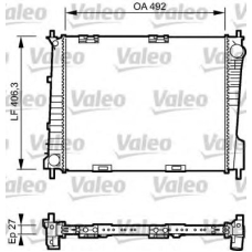 734462 VALEO Радиатор, охлаждение двигателя