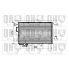 QCN444 QUINTON HAZELL Конденсатор, кондиционер