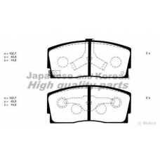 D092-03 ASHUKI Комплект тормозных колодок, дисковый тормоз