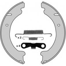 M745R MGA Комплект тормозных колодок, стояночная тормозная с