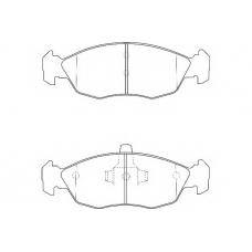 WBP21430A WAGNER LOCKHEED Комплект тормозных колодок, дисковый тормоз