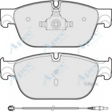 PAD1809 APEC Комплект тормозных колодок, дисковый тормоз