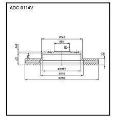 ADC 0114V Allied Nippon Гидравлические цилиндры