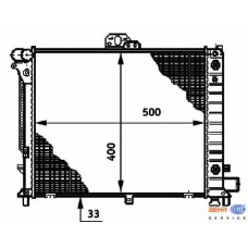 8MK 376 720-781 HELLA Радиатор, охлаждение двигателя