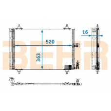 7005112 BEHR Condenser