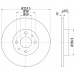 MDC636 MINTEX Тормозной диск