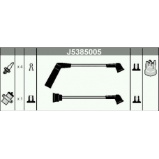 J5385005 NIPPARTS Комплект проводов зажигания