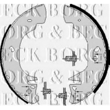BBS6024 BORG & BECK Комплект тормозных колодок