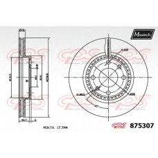 875307.6060 MAXTECH Тормозной диск