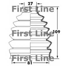 FCB6009 FIRST LINE Пыльник, приводной вал