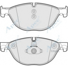 PAD1739 APEC Комплект тормозных колодок, дисковый тормоз