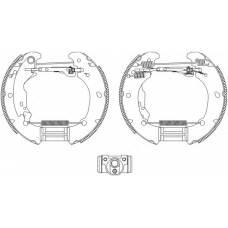 84053600 TEXTAR Комплект тормозных колодок