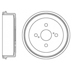 VBD18 MOTAQUIP Тормозной барабан
