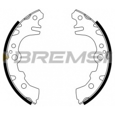 GF0673 BREMSI Комплект тормозных колодок
