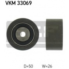 VKM 33069 SKF Паразитный / ведущий ролик, поликлиновой ремень