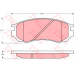 GDB1141 TRW Комплект тормозных колодок, дисковый тормоз