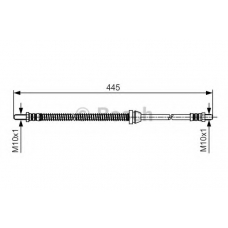 1 987 481 238 BOSCH Тормозной шланг