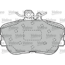 540559 VALEO Комплект тормозных колодок, дисковый тормоз