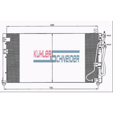 0520501 KUHLER SCHNEIDER Конденсатор, кондиционер