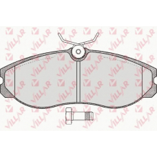 626.0470 VILLAR Комплект тормозных колодок, дисковый тормоз