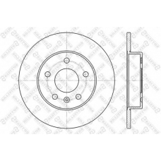 6020-3631-SX STELLOX Тормозной диск