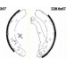 8100 16357 TRISCAN Комплект тормозных колодок