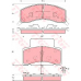 GDB4066 TRW Комплект тормозных колодок, дисковый тормоз
