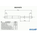 BGS10079 BUGIAD Газовая пружина, крышка багажник