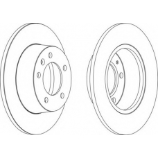 DDF1272-1 FERODO Тормозной диск