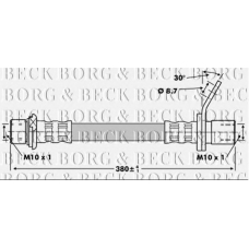 BBH6751 BORG & BECK Тормозной шланг
