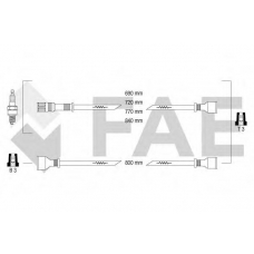 83760 FAE Ккомплект проводов зажигания