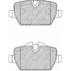 FDB1806 FERODO Комплект тормозных колодок, дисковый тормоз