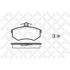145 040-SX STELLOX Комплект тормозных колодок, дисковый тормоз