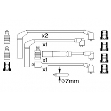 0 986 356 943 BOSCH Комплект проводов зажигания