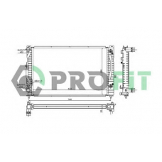 PR 0017A1 PROFIT Радиатор, охлаждение двигателя